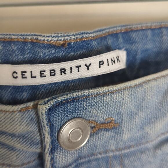 Patchwork Denim Jeans High-rise Two Tone Wash Women's Size 31 - Picture 3 of 10